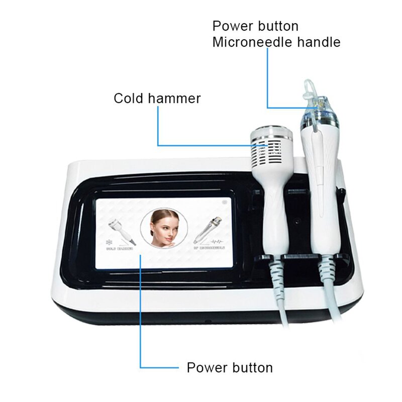 Mesotherapy Microneedle Machine - RF Clod Hammer Vacuum Whitening Needle Microneedle Salon Device