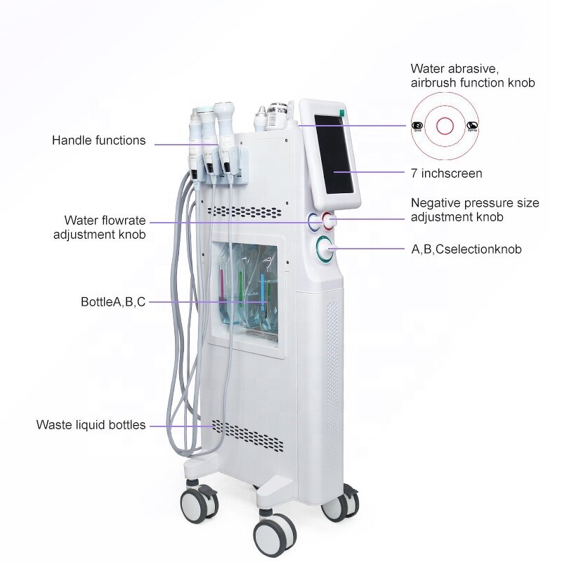 Water Oxygen Jet Peel Manufacturer - Skin Rejuvenation Hydro Dermabrasion Salon Care Facial Spa Beauty Equipment