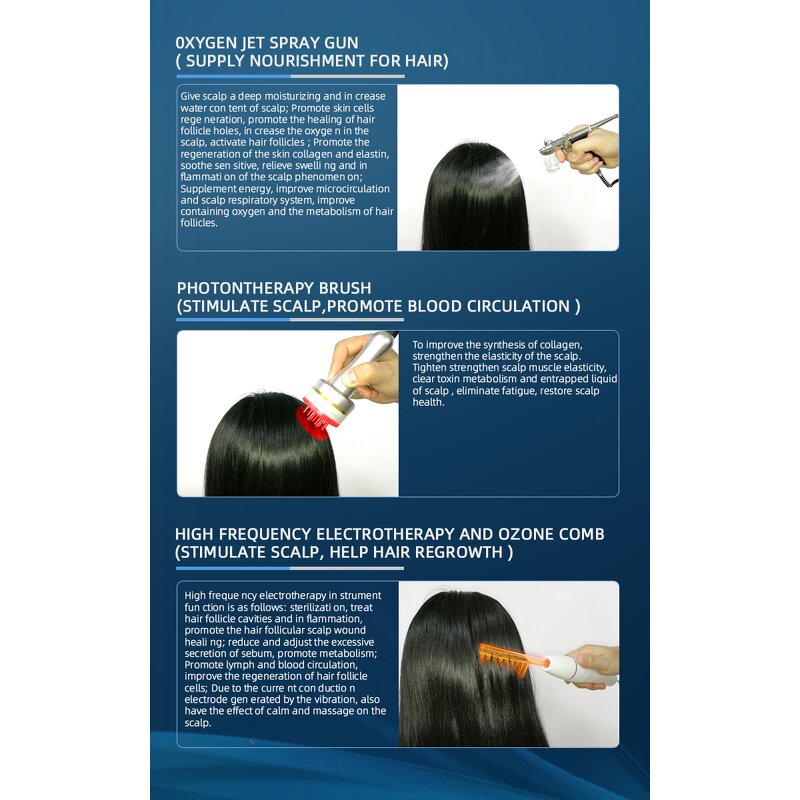 Vertical Laser Hair Growth - Liftable Device Prevent Hair Loss Regenerate Hair Beauty Salons Equipment