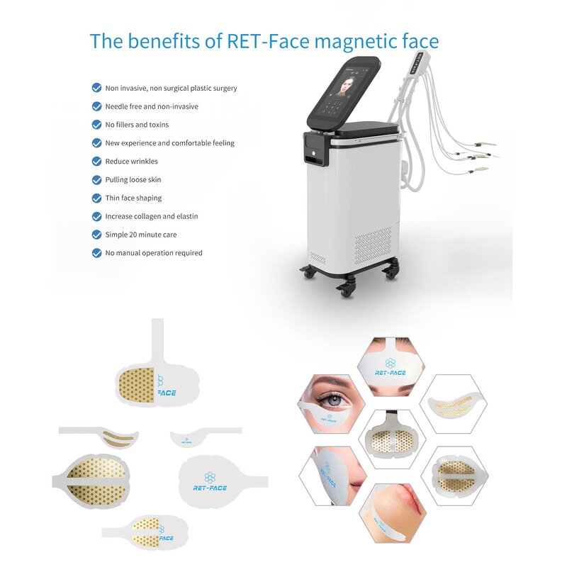 EMS PE Face Machine - 2025 Hot Selling Skin Lifting Wrinkles Removal Collagen Anti Aging Beauty Device