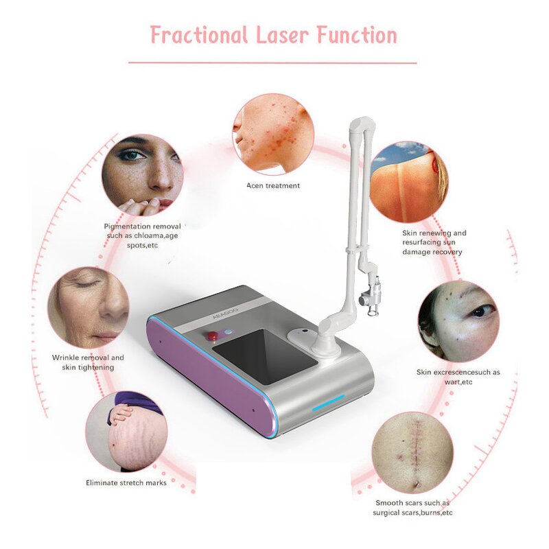 NOVA NV-LM4 Laser Machine Manufacturer - Portable Fractional CO2 10600nm RF Metal Tube Salon Acne Scar Removal Equipment