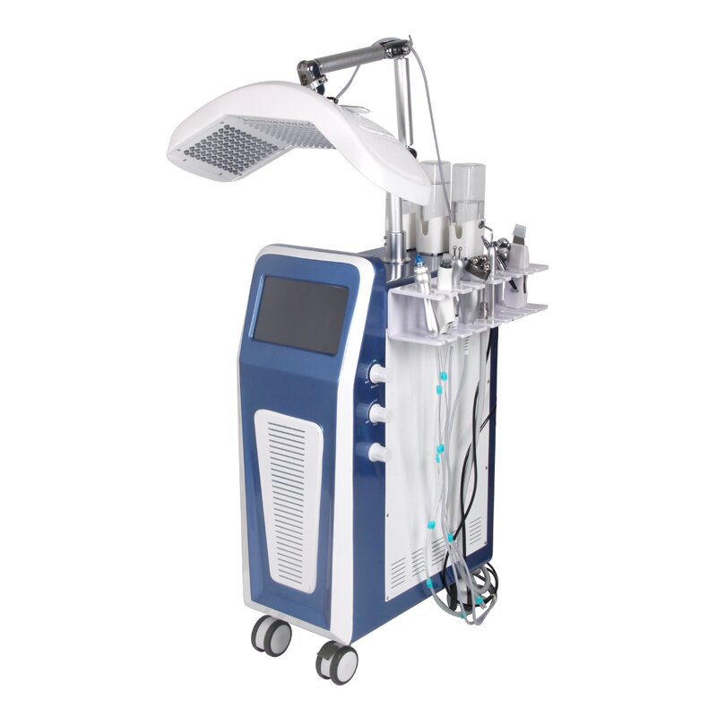 9-in-1 Hydra Machine Manufacturer - Hydro Water Peel PDT LED Light Therapy Facial Skin Rejuvenation Whitening 7 Color
