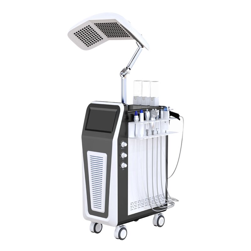 9-in-1 Hydra Machine Manufacturer - Hydro Water Peel PDT LED Light Therapy Facial Skin Rejuvenation Whitening 7 Color