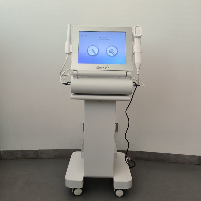 8D Hifu Machine Manufacturer - 2 in 1 Multi-row Skin Tightening 15-inch Touch Screen 360 Degree Handle Salon Device