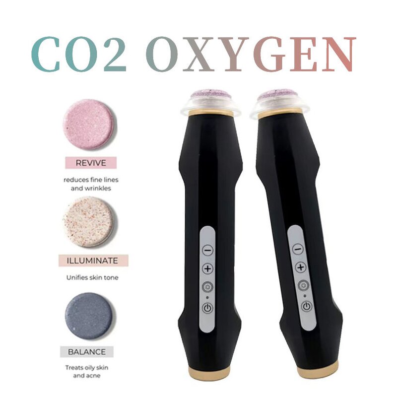 CO2 Bubble Machine - 2025 New Portable 360 Degree Rotating Skin Rejuvenation Firming Oxygen Facial Device