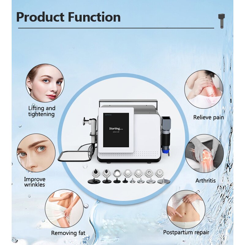 Shock Wave Therapy Machine - 2025 Specialized Rehabilitation Portable Focused Pain Relief Physiotherapy Equipment