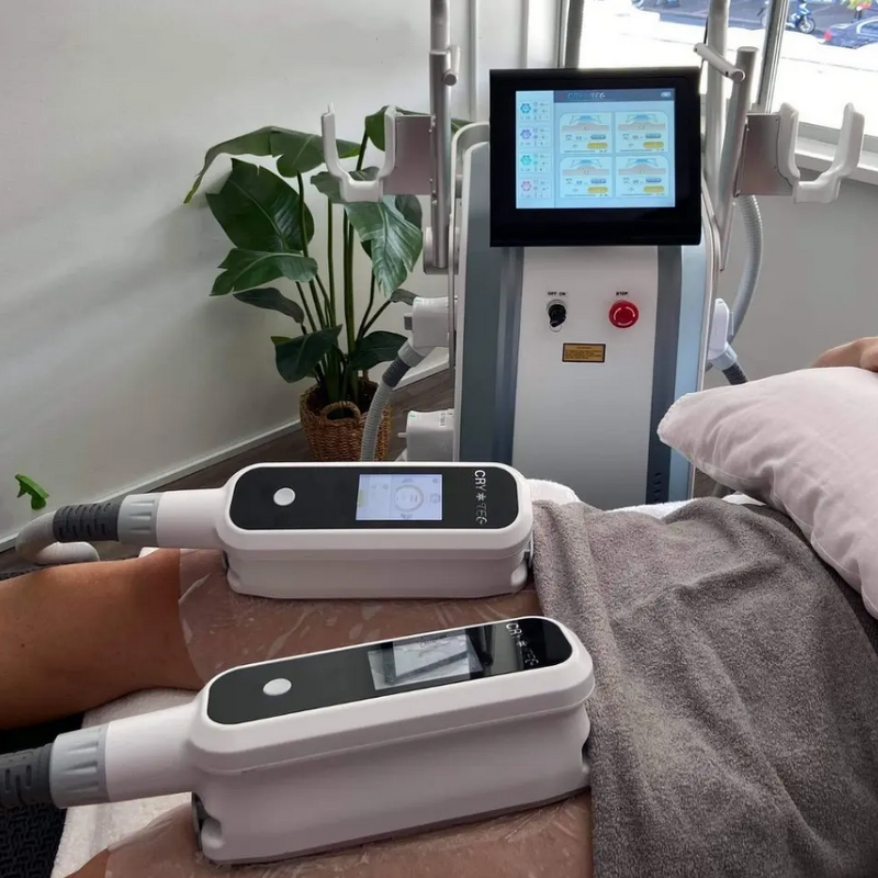 Cryo Therapy Slimming Machine Manufacturer - Cooling Heating 4 Handles Cryolipolysis Weight Loss Salon Beauty Equipment