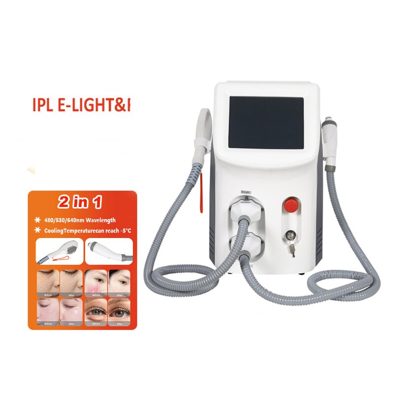IPL Laser Machine - Hot Sales 2 in 1 New Designed Skin Rejuvenation High Frequency Facial Hair Removal Device