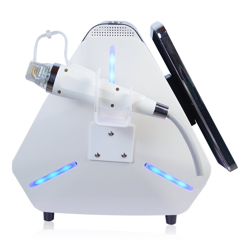 Gold RF Microneedling Machine - Acne Scarring Facial Wrinkle Removal Professional Fractional Desktop Salon Device
