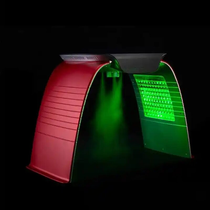 LED PDT Beauty Mask - New 7 Color Spectrometer Photon Skin Rejuvenation Heating Home Desktop Machine