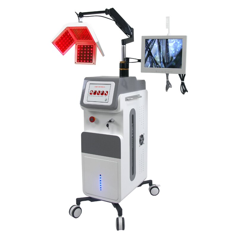 Diode Laser Hair Growth - 2025 Scalp Stationary Regrowth Light Oxygen Therapy Hair Loss Treatment