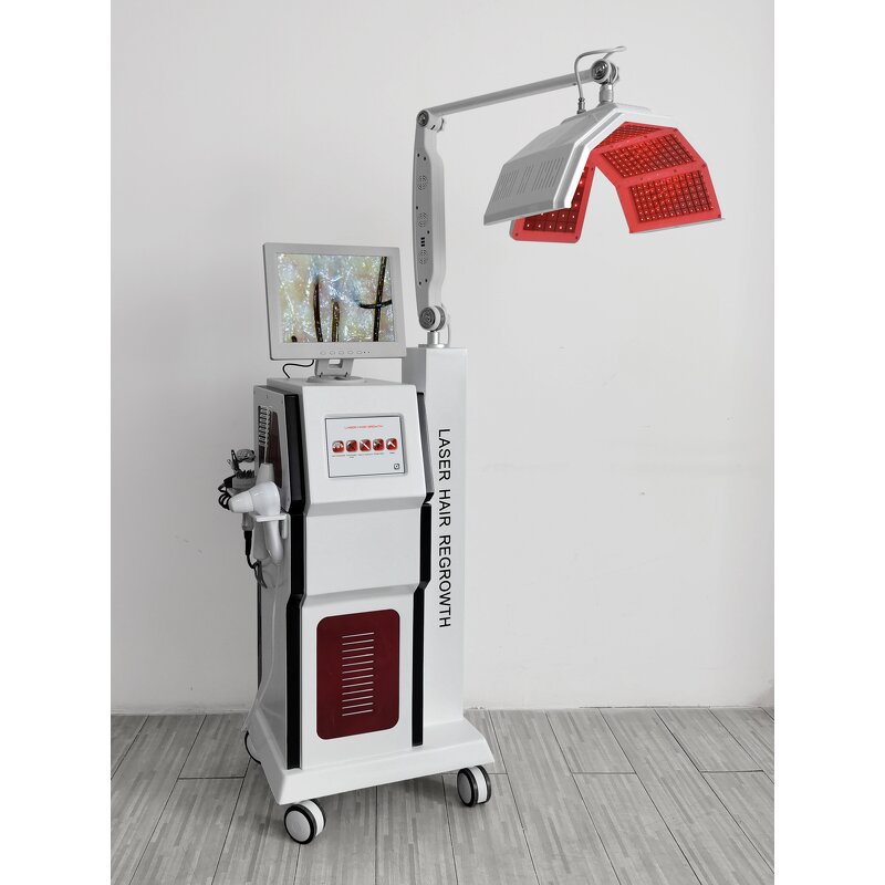 Vertical Laser Hair Growth - Liftable Device Prevent Hair Loss Regenerate Hair Beauty Salons Equipment