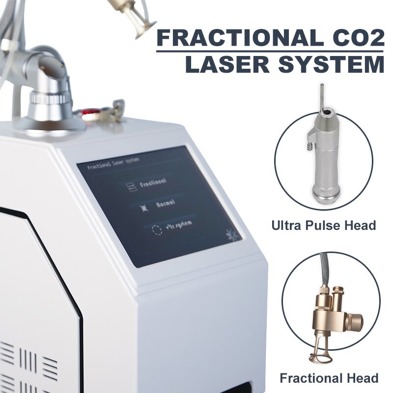 CO2 Fractional Laser Machine Manufacturer - Scar Tattoo Removal UK Plug Cooling Features Salon Laser Therapy Equipment