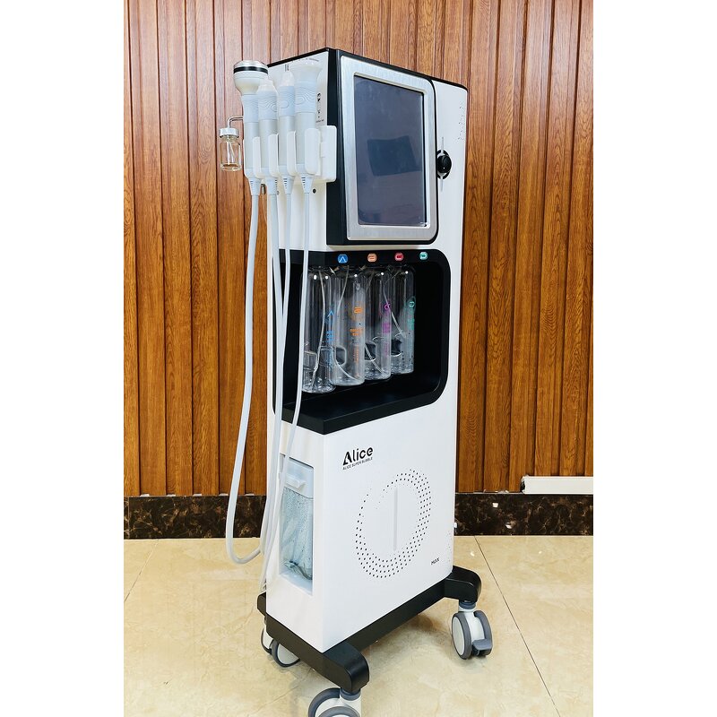 Alice Bubble Oxygen Machine - Hot Selling 7 in 1 Water Deep Cleaning Facial US/IT Plug Salon Equipment