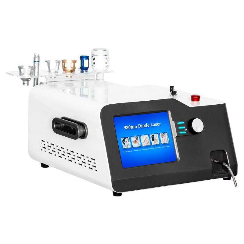 980nm Diode Laser - 2025 Portable 6-in-1 Vascular Removal Onychomycosis Physical Therapy Skin Rejuvenation
