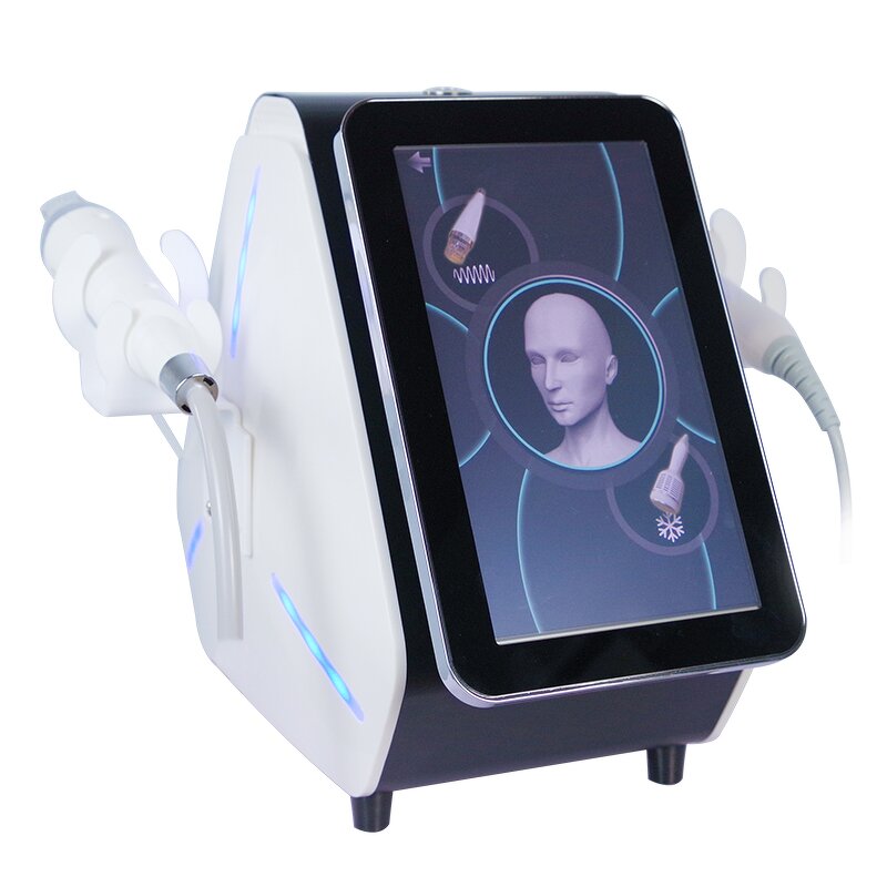 2 in 1 RF Microneedle Machine - Gold Radio Frequency Skin Rejuvenation Acne Scarring Fractional Salon Equipment