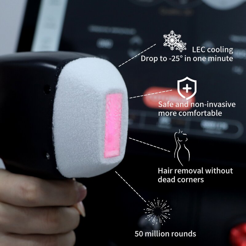 Diode Laser Hair Removal Machine Manufacturer - 2025 New 3 Wavelength Ice 755 808 1064nm Salon Beauty Equipment