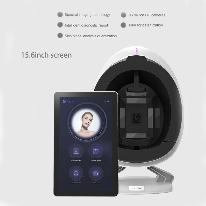3D Skin Analyzer Machine - Professional Digital Magic Facial Scanner With I Pad Salon Beauty Equipment