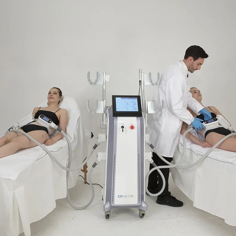 Cryo Therapy Slimming Machine Manufacturer - Cooling Heating 4 Handles Cryolipolysis Weight Loss Salon Beauty Equipment
