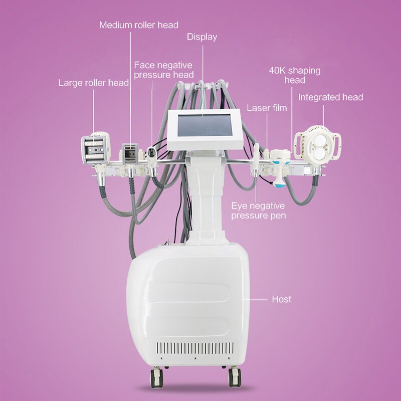 7-in-1 Body Slimming Machine Manufacturer - IR+RF+Vacuum+Roller Desktop Cavitation Skin Tightening Home Commercial Use