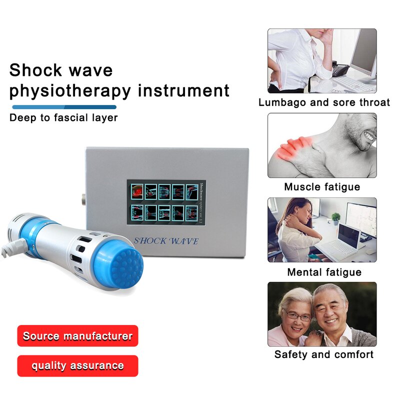 Shock Wave Therapy Machine - High Quality Portable Back Pain Treatment Physiotherapy Salon Equipment