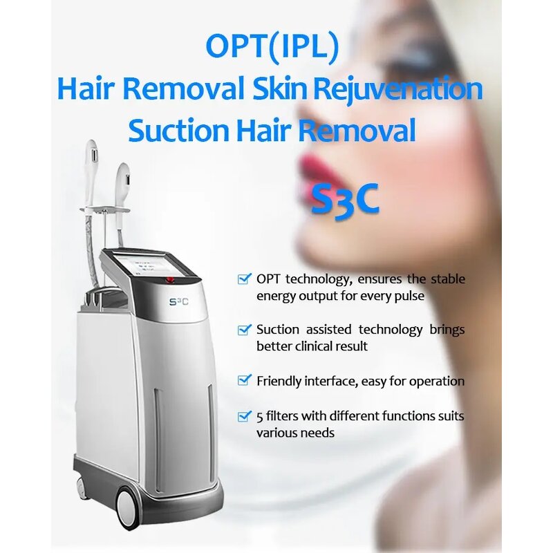 IPL Laser Hair Removal - Hot Saling Painless Skin Rejuvenation Beauty Area Salon Treatment Equipment
