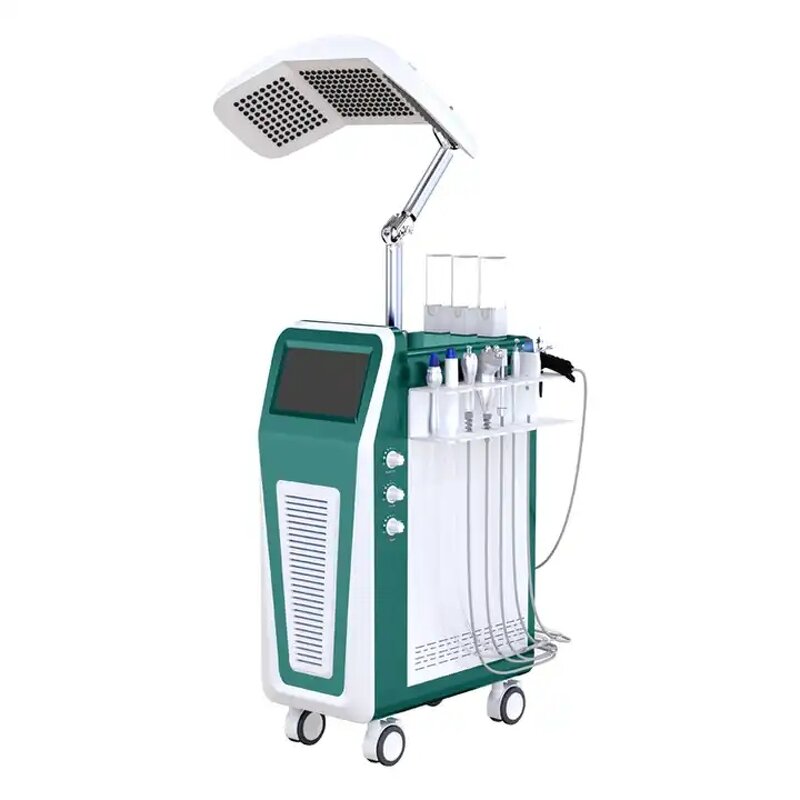 9-in-1 Hydra Machine Manufacturer - Hydro Water Peel PDT LED Light Therapy Facial Skin Rejuvenation Whitening 7 Color