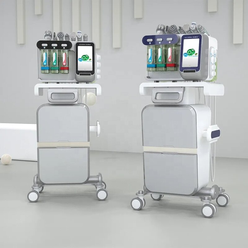 7 in 1 Hydra Machine Manufacturer - New Design Skin Analyzer Hydro Dermabrasion 7 Inch Touch Screen Desktop Device