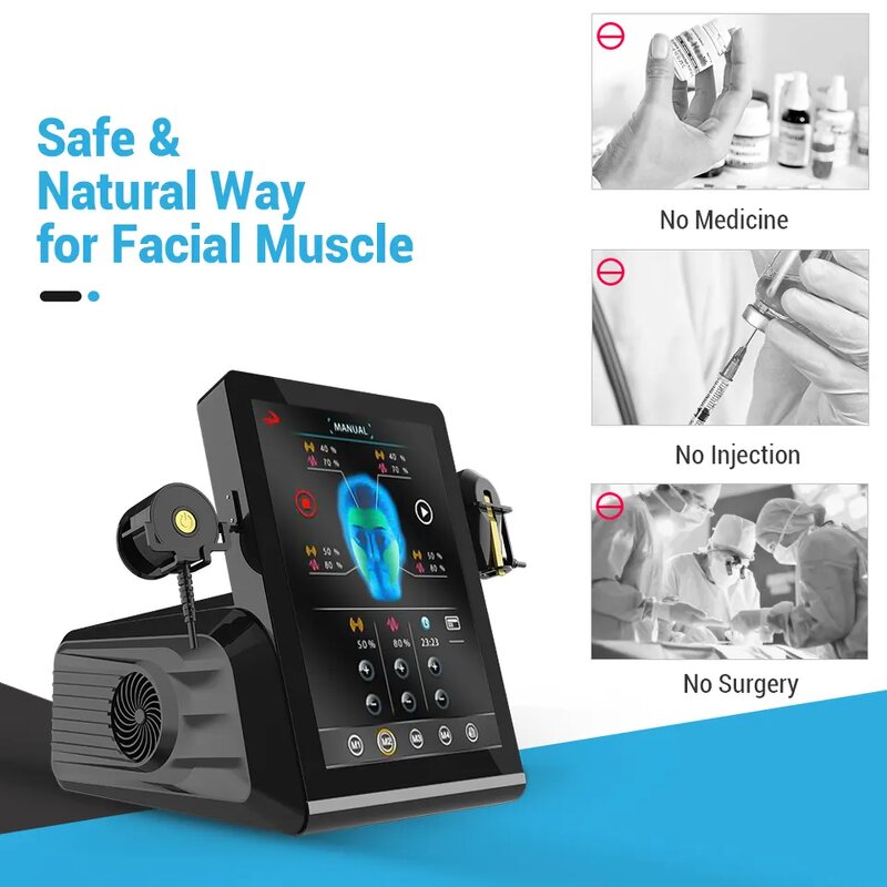 EMS Facial Machine - 2025 Innovative High Intensity Facial Electromasnetic Stimulation Salon Equipment