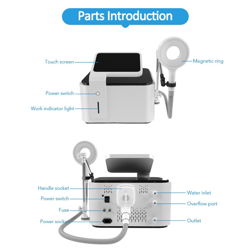 Pemf Physio Magneto Device - 2025 Portable ABS Material Emtt Machine Magnetotherapy Magnetic Therapy