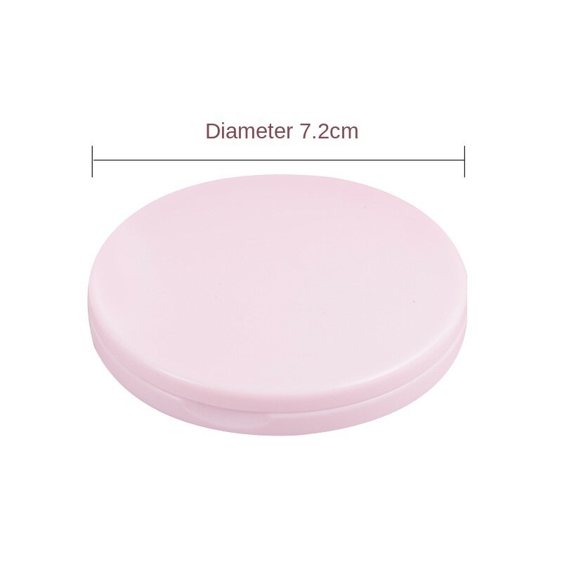 Handheld Makeup Mirror Manufacturer - Dual-Sided Plastic Flip-Folding Portable Cosmetic Mirror