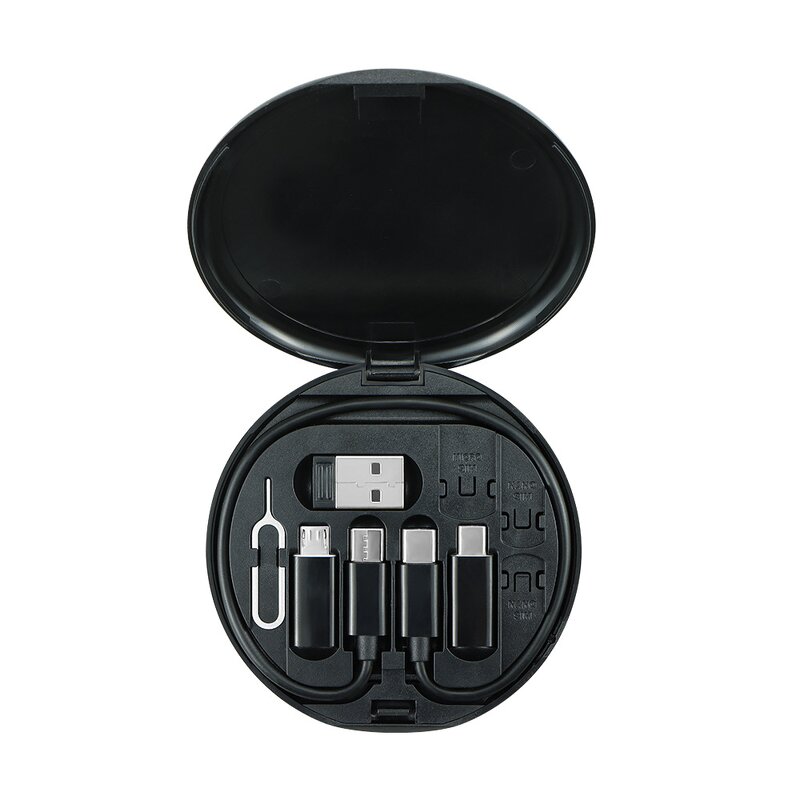 6-In-1 Charging Cable Kit Manufacturer - 60W USB-C Fast Charging Data Cable Adapter 12-Month Warranty