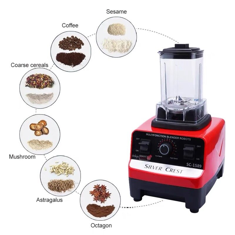 2-In-1 Juicer Blender Manufacturer - OEM 6-Blade Wall-Breaking Double Cup EU UK Standard Portable Mixer