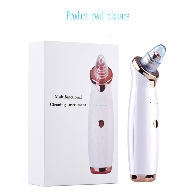 Blackhead Remover Vacuum Manufacturer - 5 Probes USB Rechargeable Acne Comedone Whitehead Extractor Tool