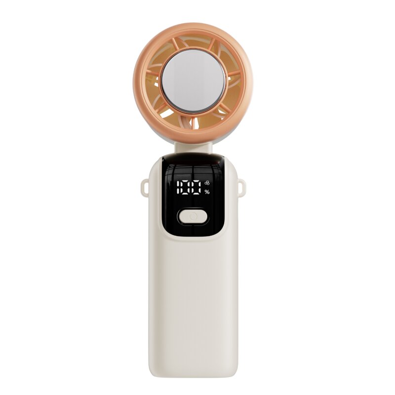 Handheld Turbine Fan Manufacturer - Ice Compress High-Speed 100 Gear Electrodeless Outdoor Halter Fan