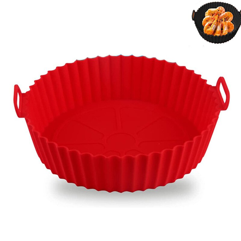 Air Fryer Liners Manufacturer - Wholesale 8 Inch Eco-Friendly Heat Resistant Silicone Oil-Free Baking Liners