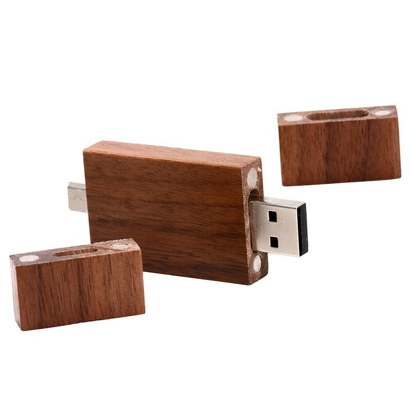 Wooden USB Flash Drive Manufacturer - 2.0 Environmental Bamboo 16GB Promotional Gift USB Disk