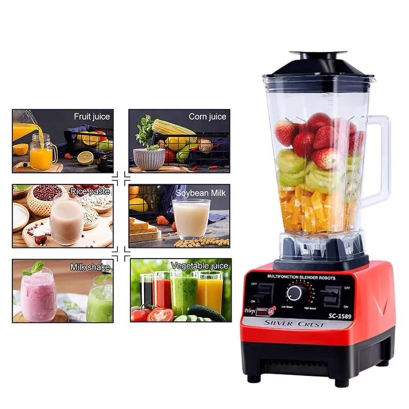 2-In-1 Juicer Blender Manufacturer - OEM 6-Blade Wall-Breaking Double Cup EU UK Standard Portable Mixer