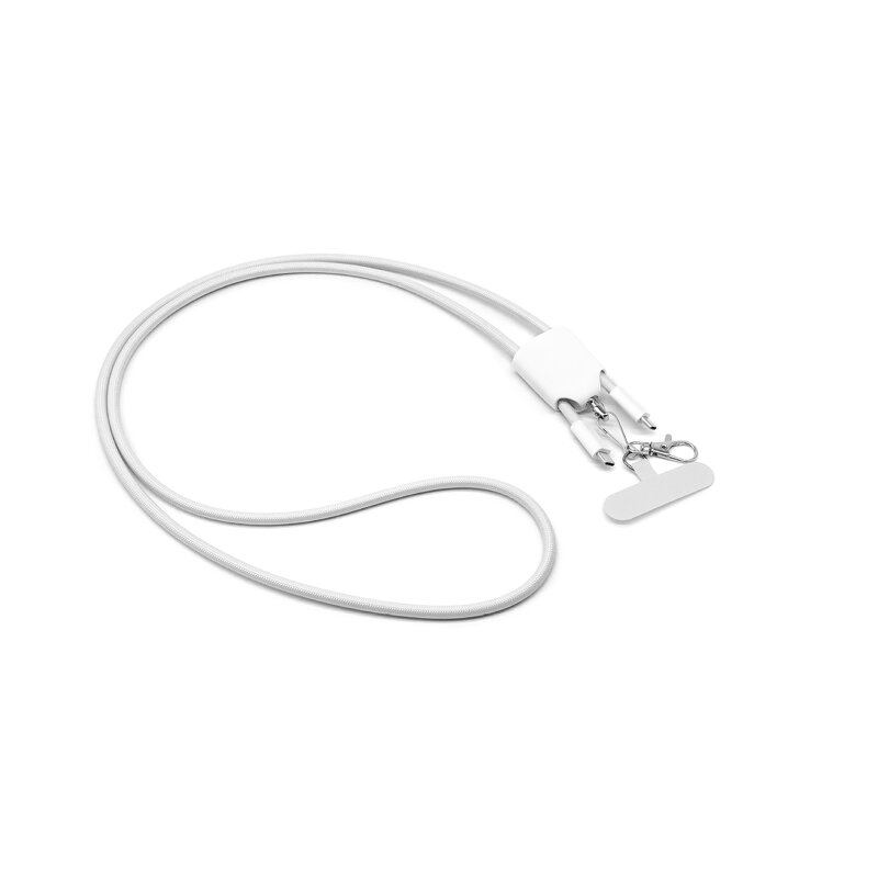 4-In-1 Data Cable Manufacturer - Personalized Woven Lanyard 60W Fast Charging Phone Holder Cable