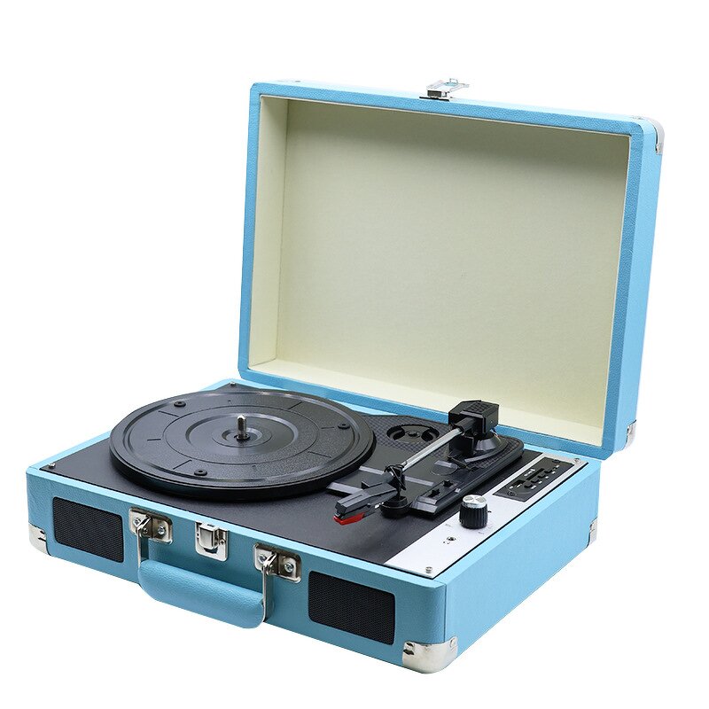 Vinyl Record Player Manufacturer - USB Powered Plastic Leather Retro Gramophone Home Decoration Player