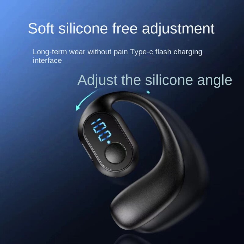 Open Ear Wireless Earphones Manufacturer - Hanging Non-In-Ear Digital Display Painless JL Chipset Earbuds