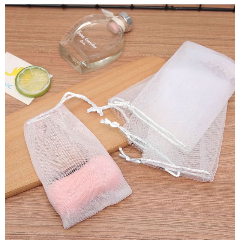 Soap Net Bag Manufacturer - High Quality Mesh Exfoliating Soap Pouch Bubble Foam Saver for Body Face
