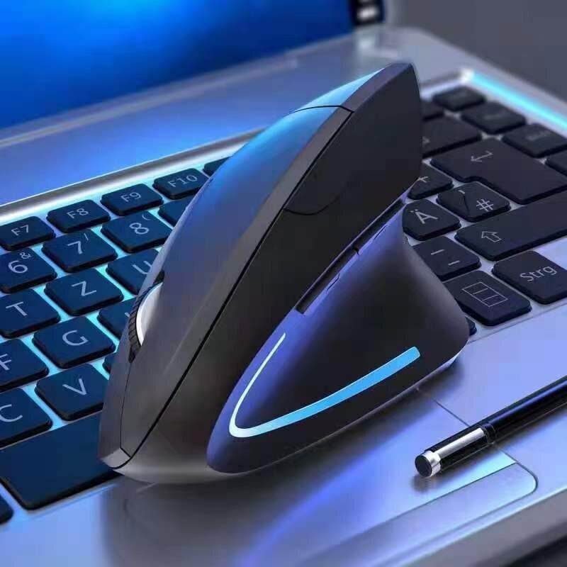 Vertical Wireless Mouse Manufacturer - 3D Mini Optical 2.4G Right-Hand Comfortable Laptop Office Mouse