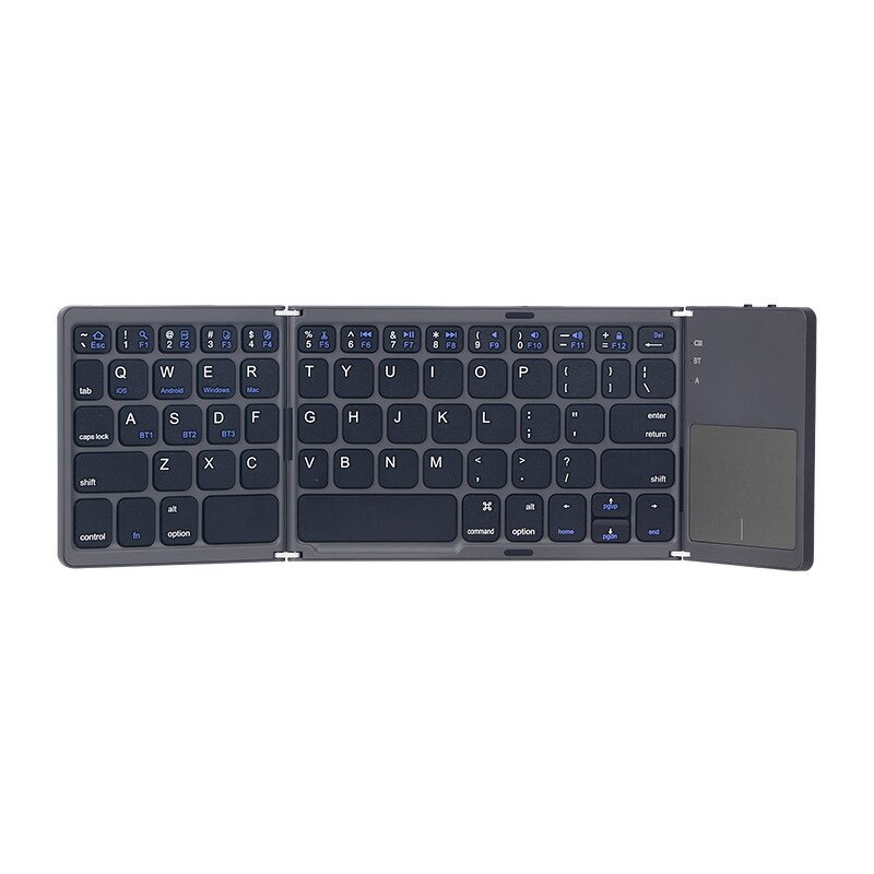 Wireless Mechanical Keyboard Manufacturer - 3 Folding 2.4G Touch Multi-System Compatible Tablet Notebook Keyboard