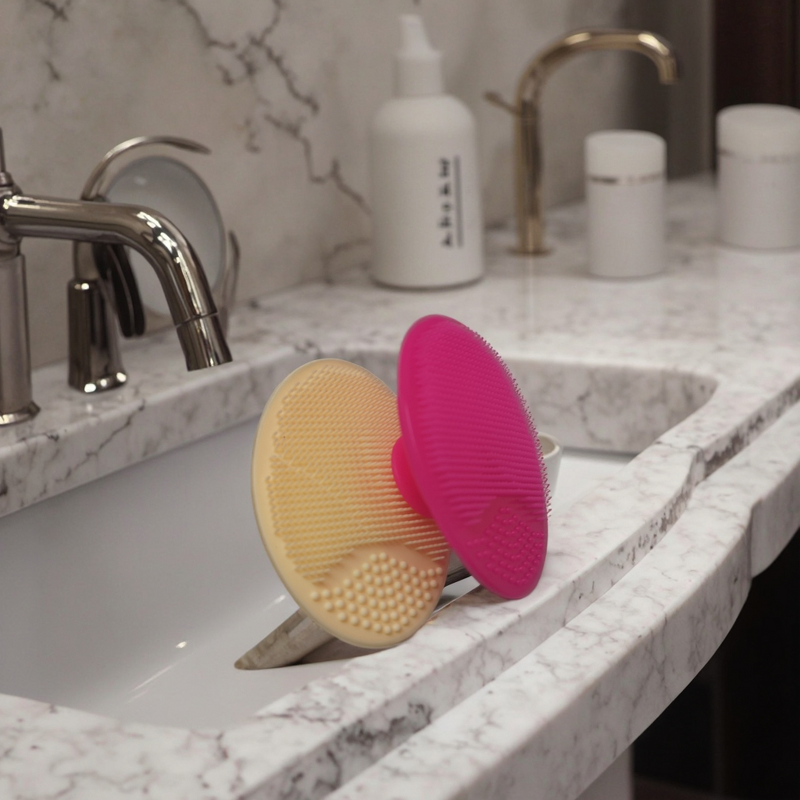 Silicone Facial Cleanser Manufacturer - Custom Logo Face Scrubber Pore Cleaner Skincare Beauty Accessory