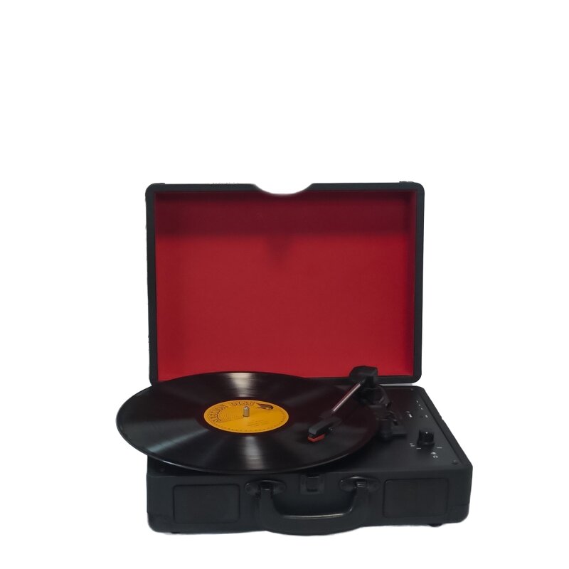 Vinyl Record Player Manufacturer - USB Powered Plastic Leather Retro Gramophone Home Decoration Player