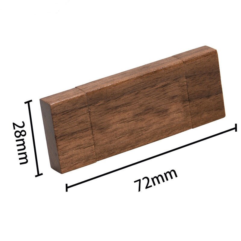 Wooden USB Flash Drive Manufacturer - USB-C 2.0 64GB Pen Drive Engrave Logo OEM Memory Stick