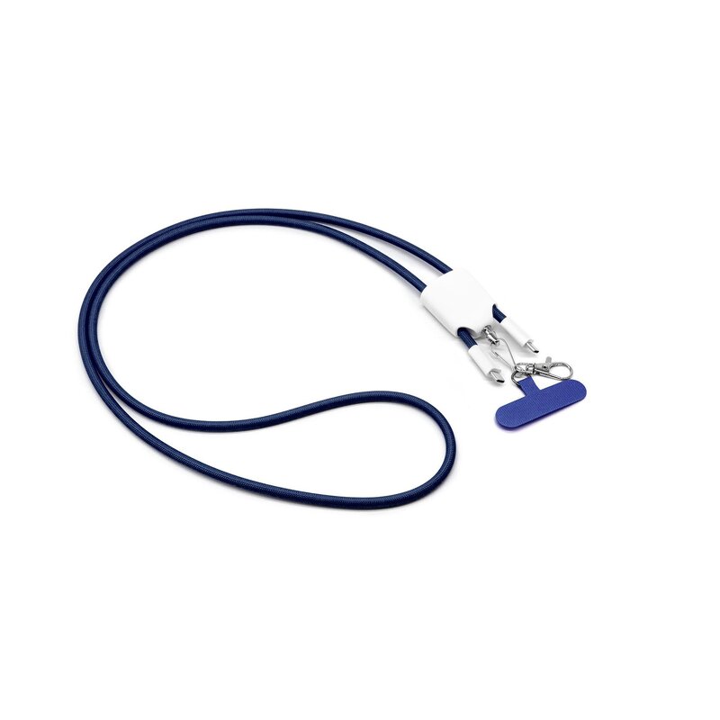 4-In-1 Data Cable Manufacturer - Personalized Woven Lanyard 60W Fast Charging Phone Holder Cable