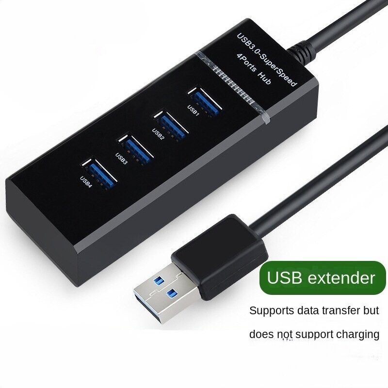 USB Hub Manufacturer - 2.0 3.0 4-Port Multi-Speed Computer USB Splitter Expansion Adapter