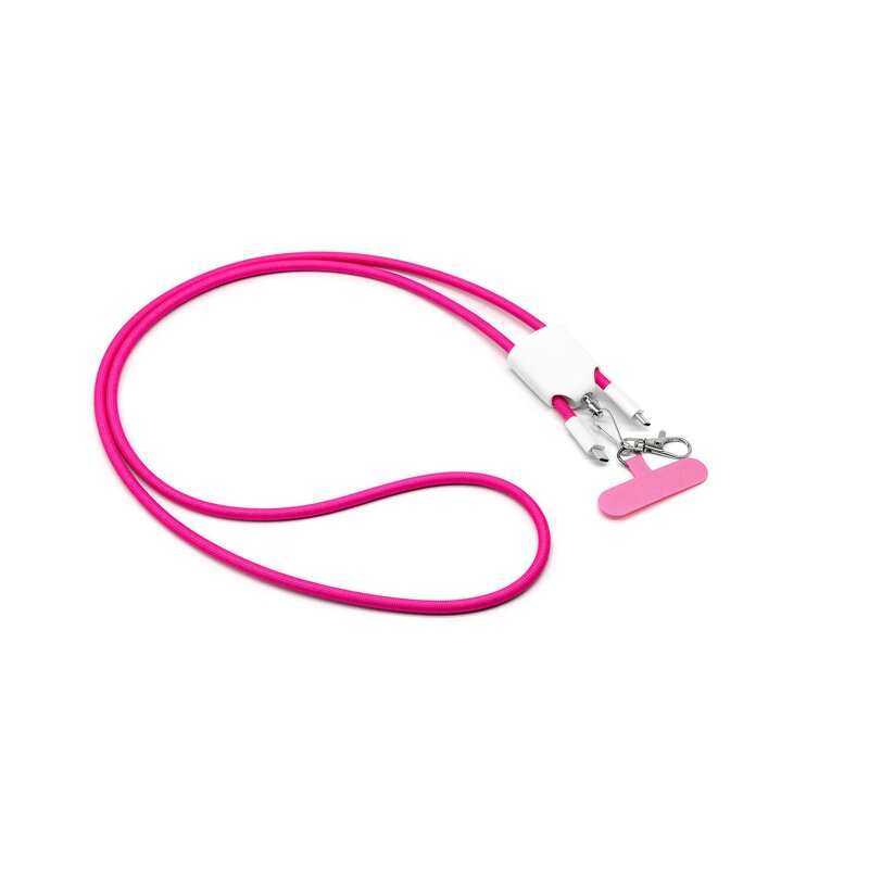 4-In-1 Data Cable Manufacturer - Personalized Woven Lanyard 60W Fast Charging Phone Holder Cable